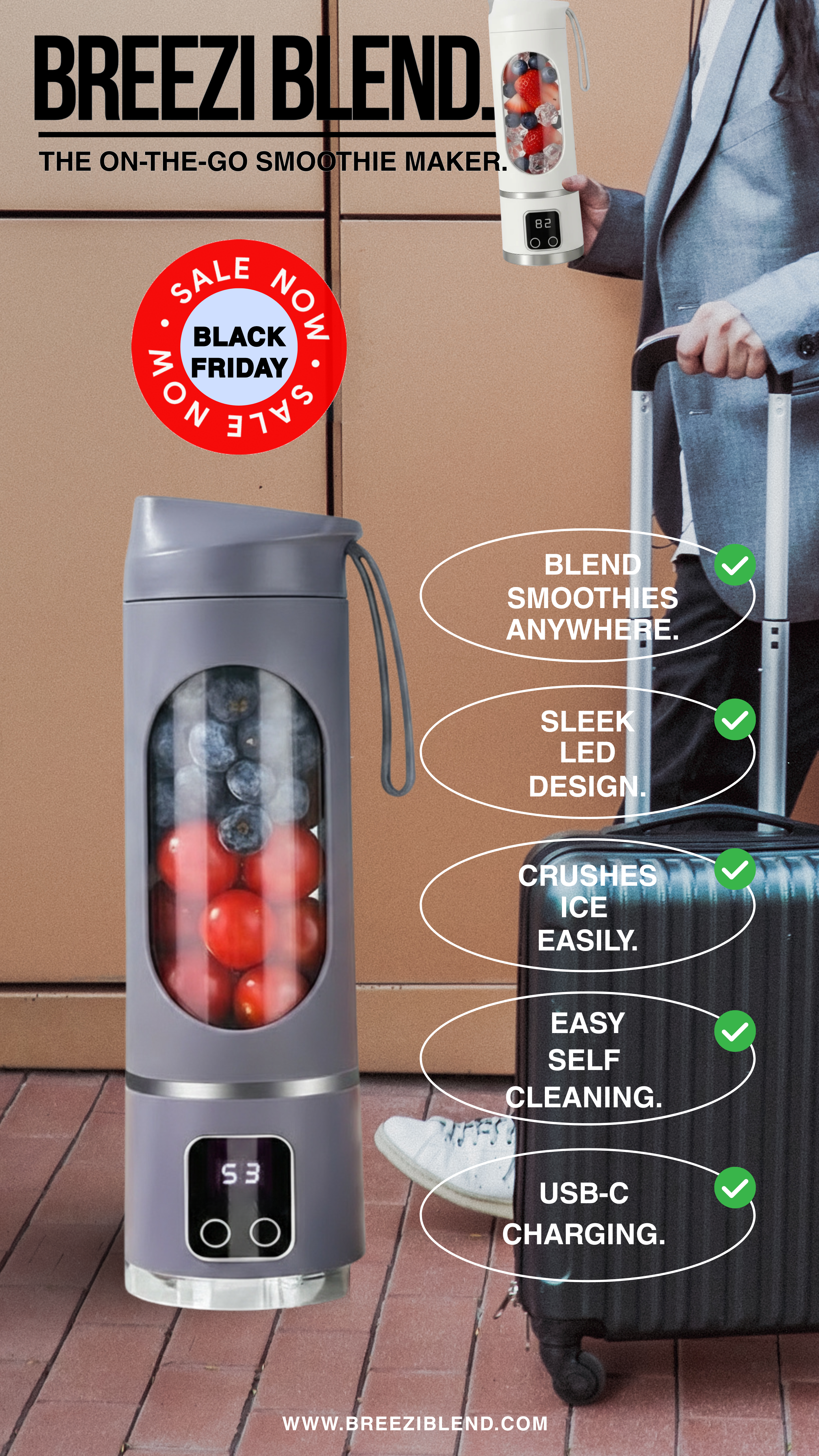 The Portable Blender Bottle.